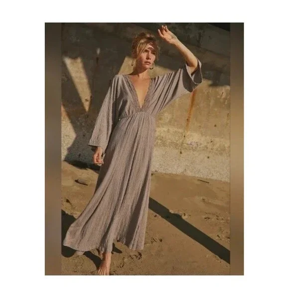 Free People | Dresses | Free People Eliza Maxi Dress Xs Crochet Lace Backless Phantom V Neck Smocked Tie | Poshmark Free People | Dresses | Free People Eliza Maxi Dress Xs Crochet Lace Backless Phantom V Neck Smocked Tie | Poshmark